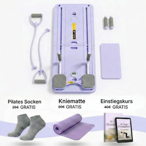 Lunivea Pilates Board Pro + Gratis Pilates Socken und Kniematte