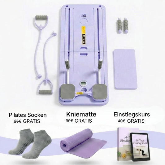 Lunivea Pilates Board Pro + Gratis Pilates Socken und Kniematte