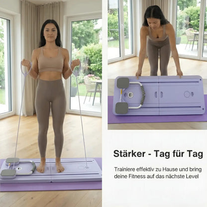 Lunivea Pilates Board Pro + Gratis Pilates Socken und Kniematte
