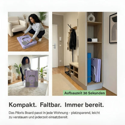 Lunivea Pilates Board Pro + Gratis Pilates Socken und Kniematte