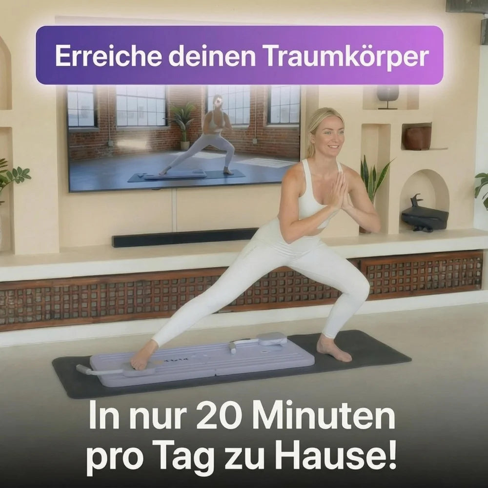 Lunivea Pilates Board Pro + Gratis Pilates Socken und Kniematte
