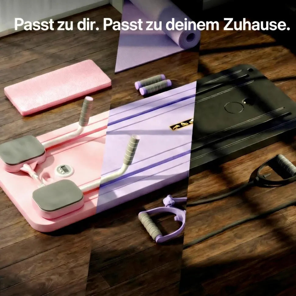 Lunivea Pilates Board Pro + Gratis Pilates Socken und Kniematte