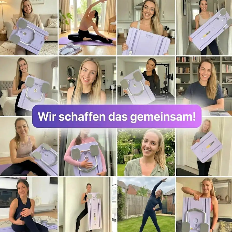 Lunivea Pilates Board Pro + Gratis Pilates Socken und Kniematte