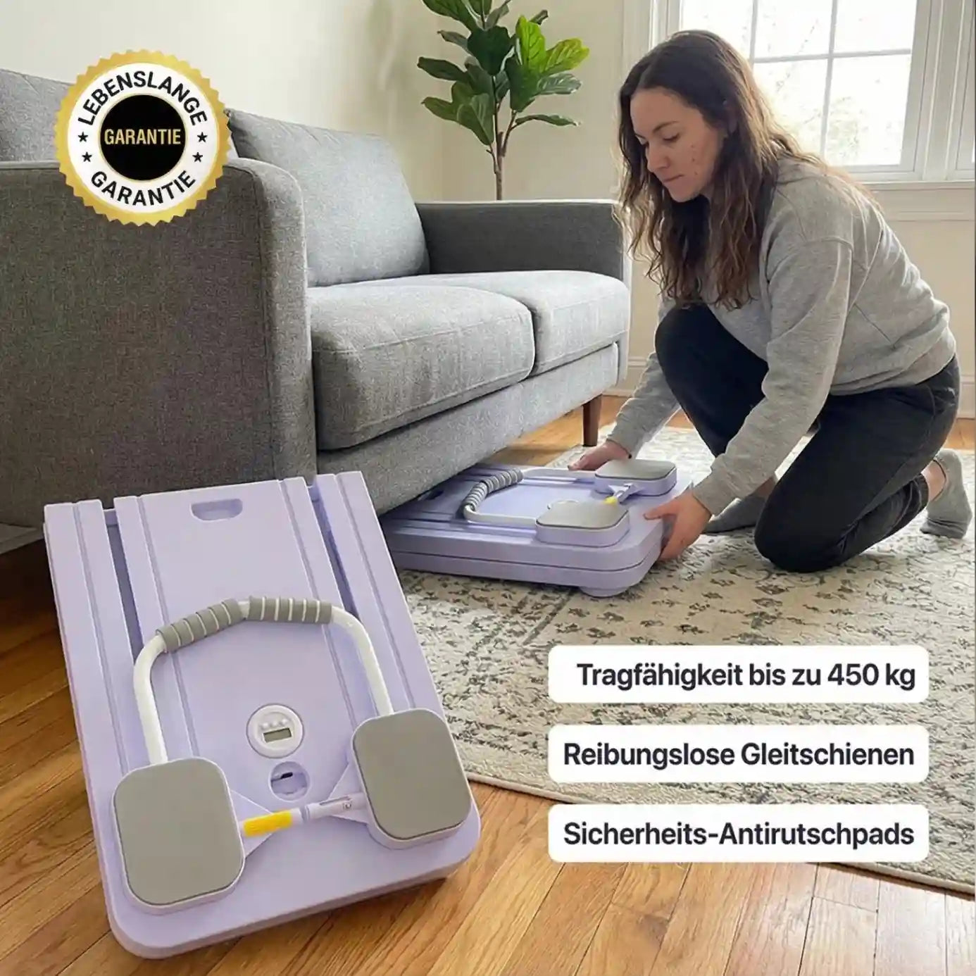 Lunivea Pilates Board Pro + Gratis Pilates Socken und Kniematte